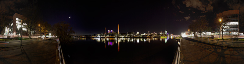 Kraftwerk und Klinikum