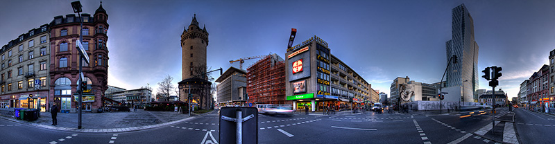 Eschenheimer Tor und Wandbild