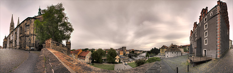 Blick nach Zgorzelec von der st. Peter u. Paulkirche