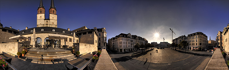 Marktaussicht am Hallmarkt